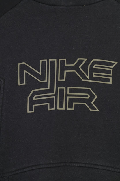 Nike Air Boys 158-170 XL Sweatshirt Noir Vêtements de sport à capuche Haut à capuche