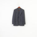 Vanderbilt Men 42 Blazer Single Breasted Charcoal Personality Clothes Jacket