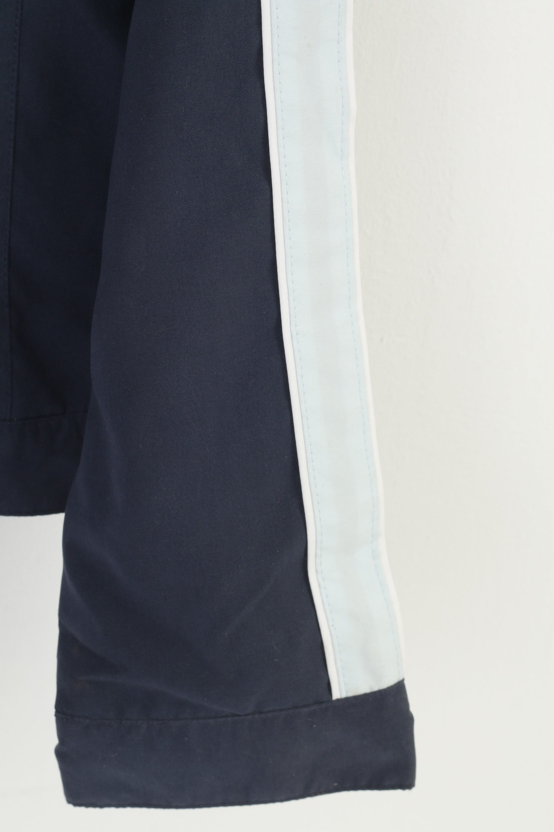 Nike Women M  Jacket Navy Sport Training Full Zipper Vintage Pockets Top