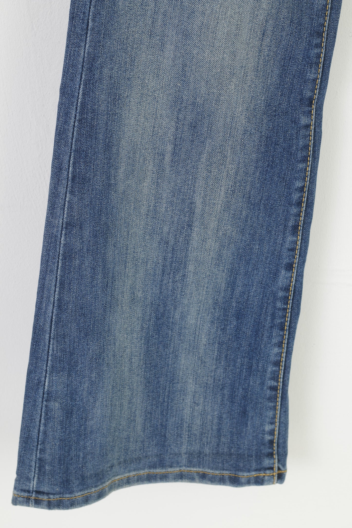 Tommy Hilfiger Women M Trousers Denim Jeans Blue Cotton Vintage Pants