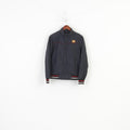 Dolce Gabbana Men L S Jacket Black Full Zipper Hidden Hood IT.IT Vintage Top