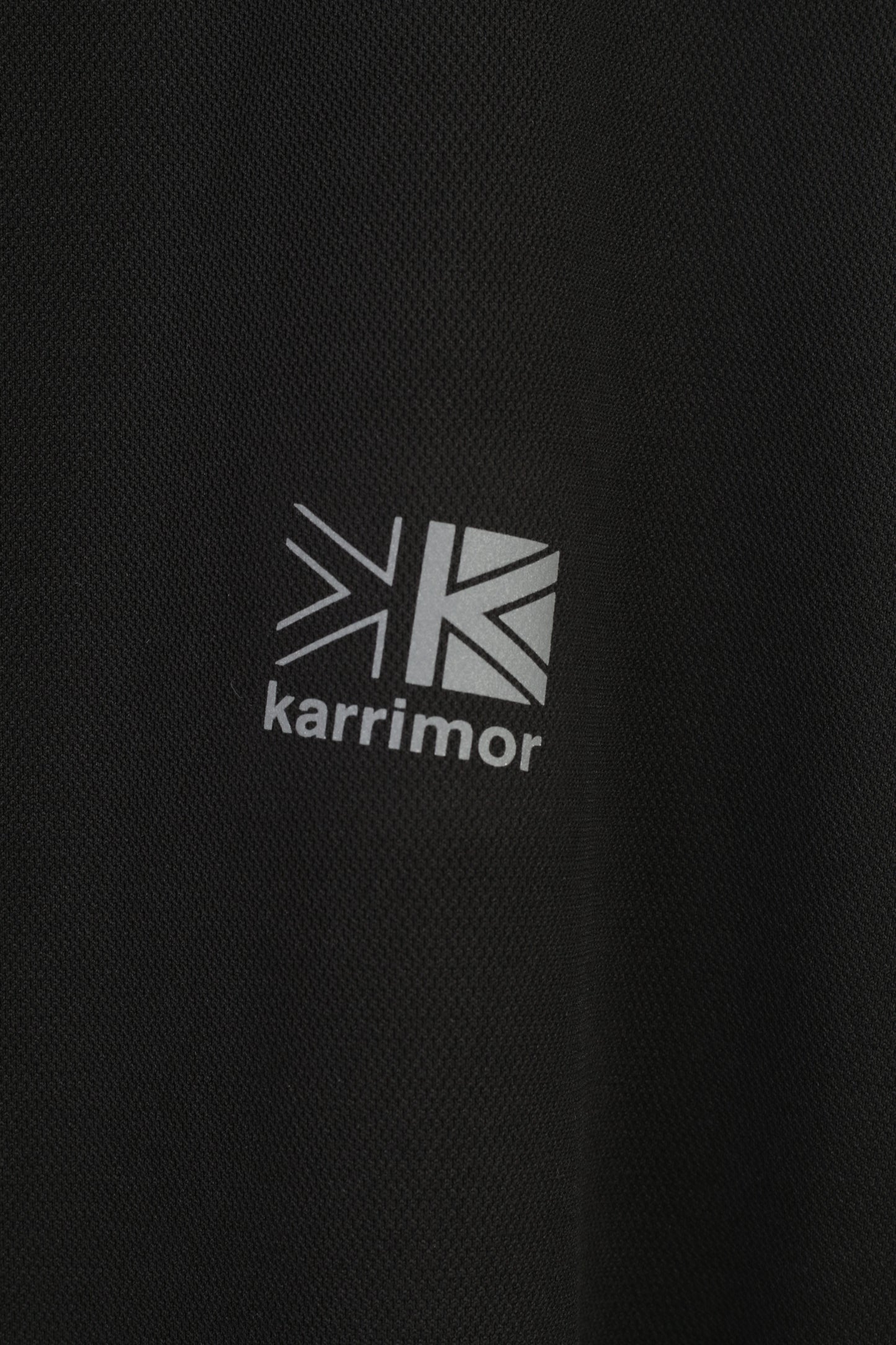 Karrimor Run Men M T-Shirt Black Crew Neck Sport Training Vintage Short Sleeve Top
