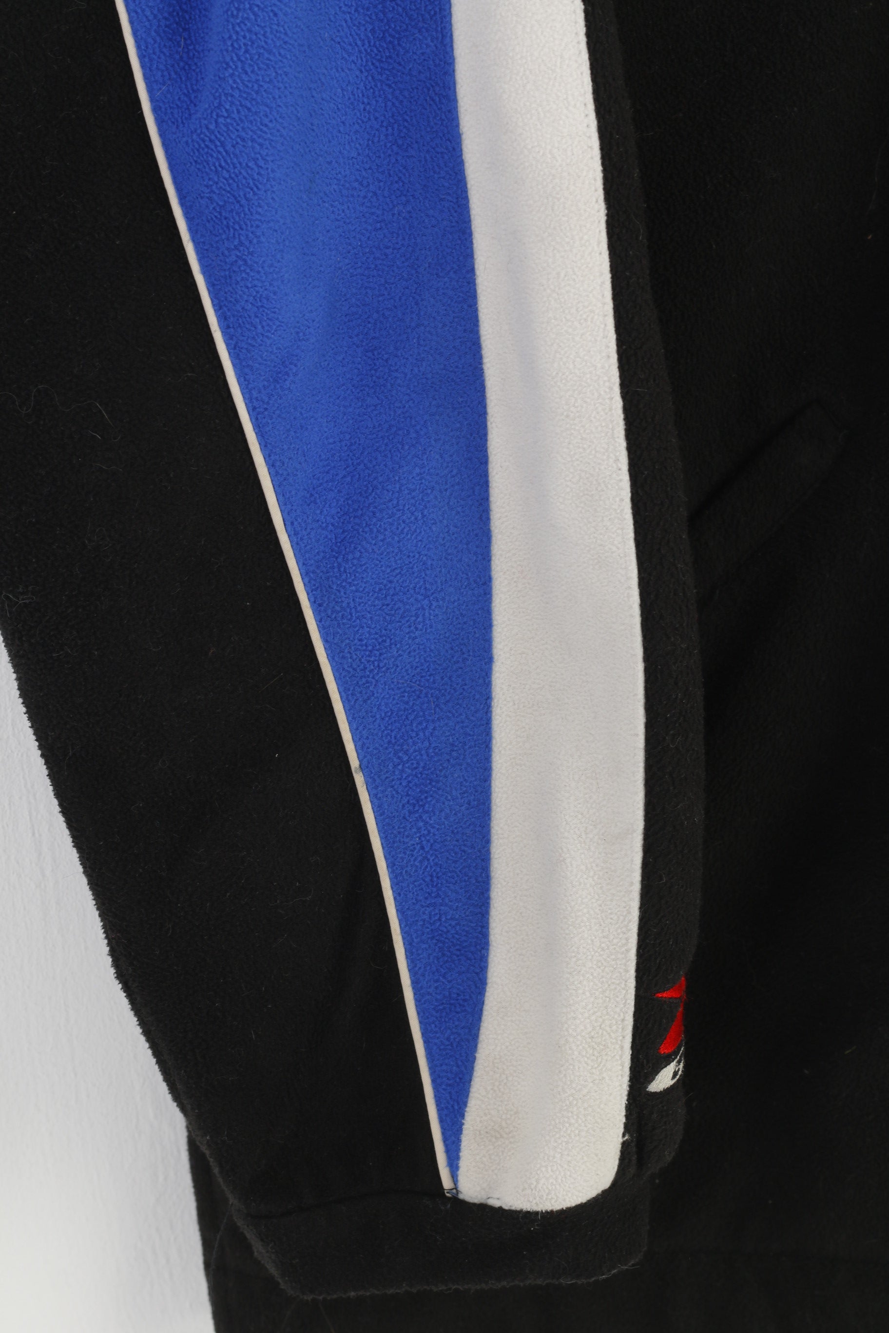 Suzuki Hommes XL Veste Polaire Bleu Vintage Race Full Zipper Team Cars Automotive Vintage Top