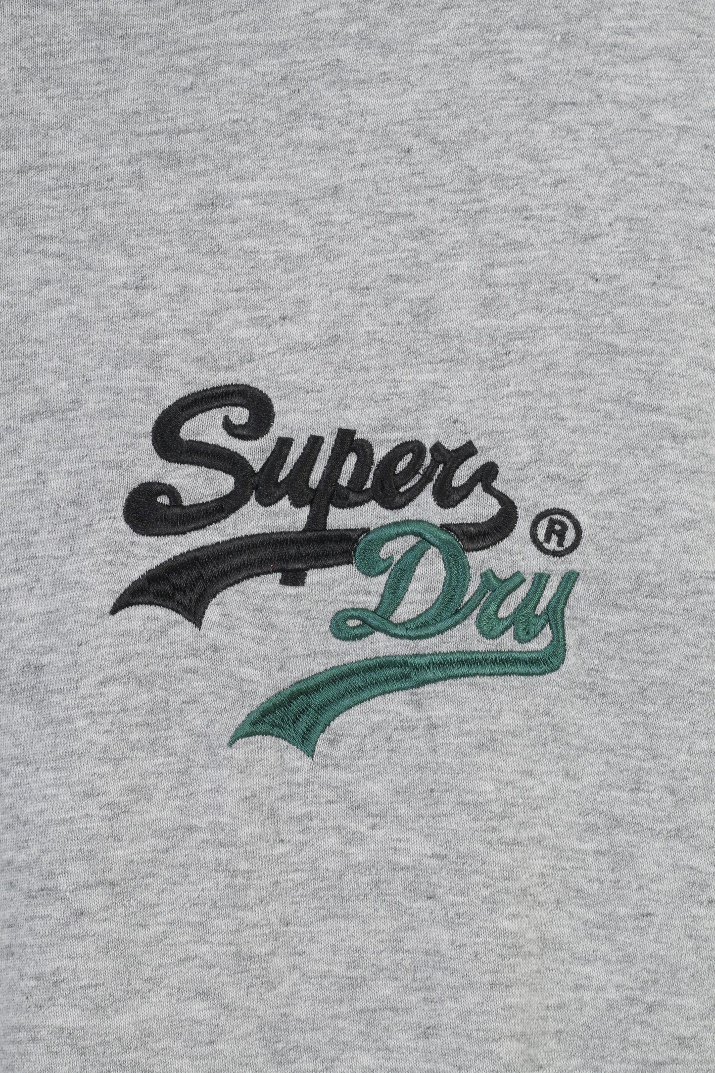 Superdry Hommes M Chemise À Manches Longues Gris Cotton Team #79 Vintage Casual Top