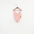 NEW Nike Woman L Swimsuits Pink Waterproof Elastic Sport Swimming Sleevelees One Partial Top