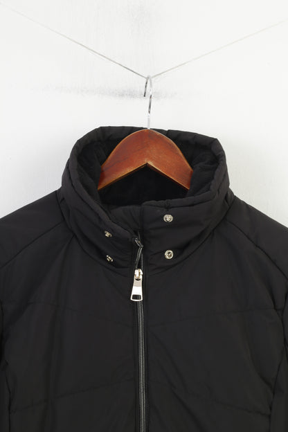 Luhta Woman 40 L Jacket Black Ski Padded Full Zipper Outdoor Pockets Vintage Top