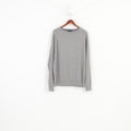 Avenue Foch Men XL Jumper Crew Neck Long Sleeve Cotton Cashmere Vintage Sweater Top