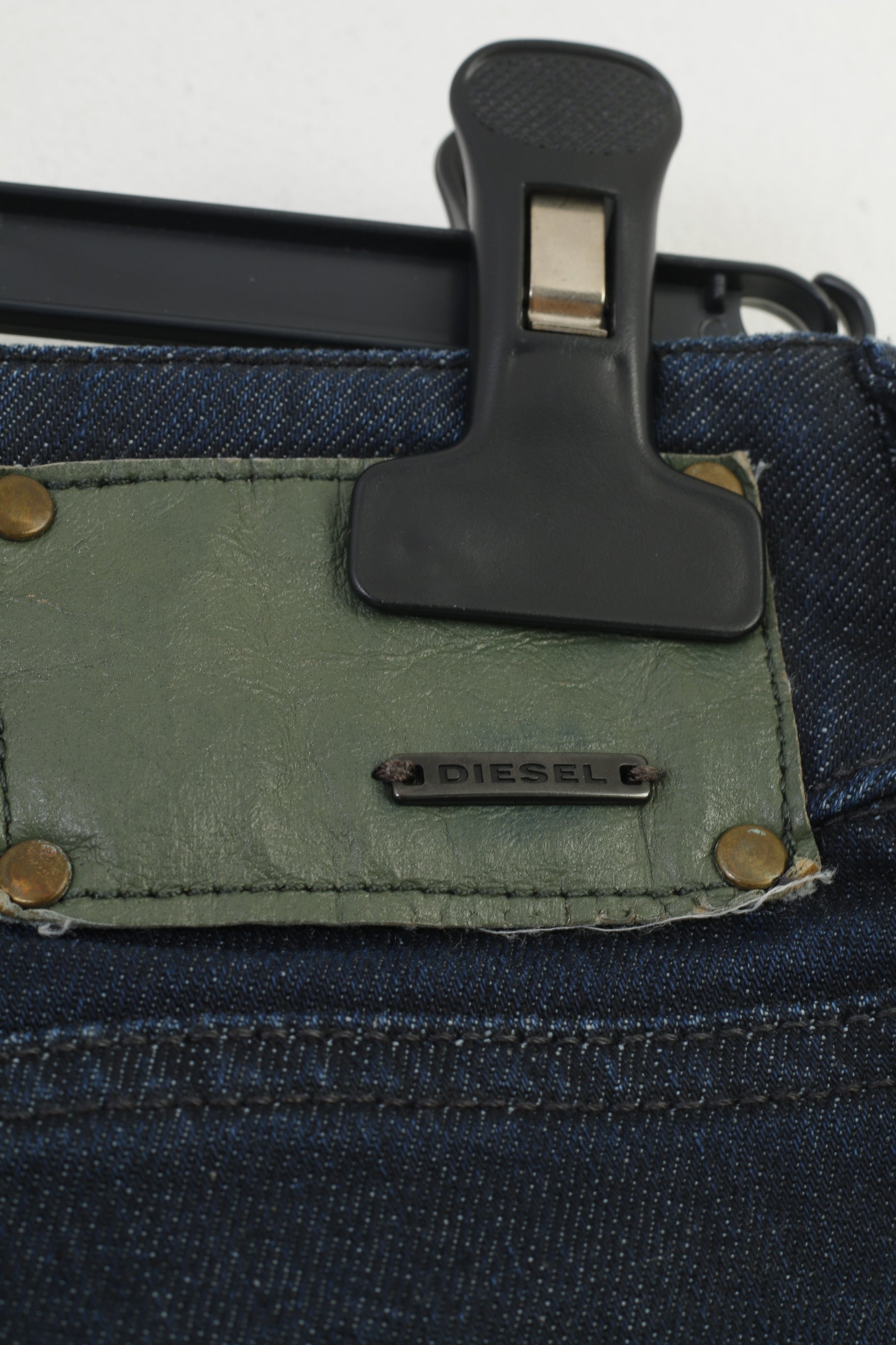 Diesel Industry Women 30 Trousers Cotton Louvely Stretch Navy Denim Jeans Pants