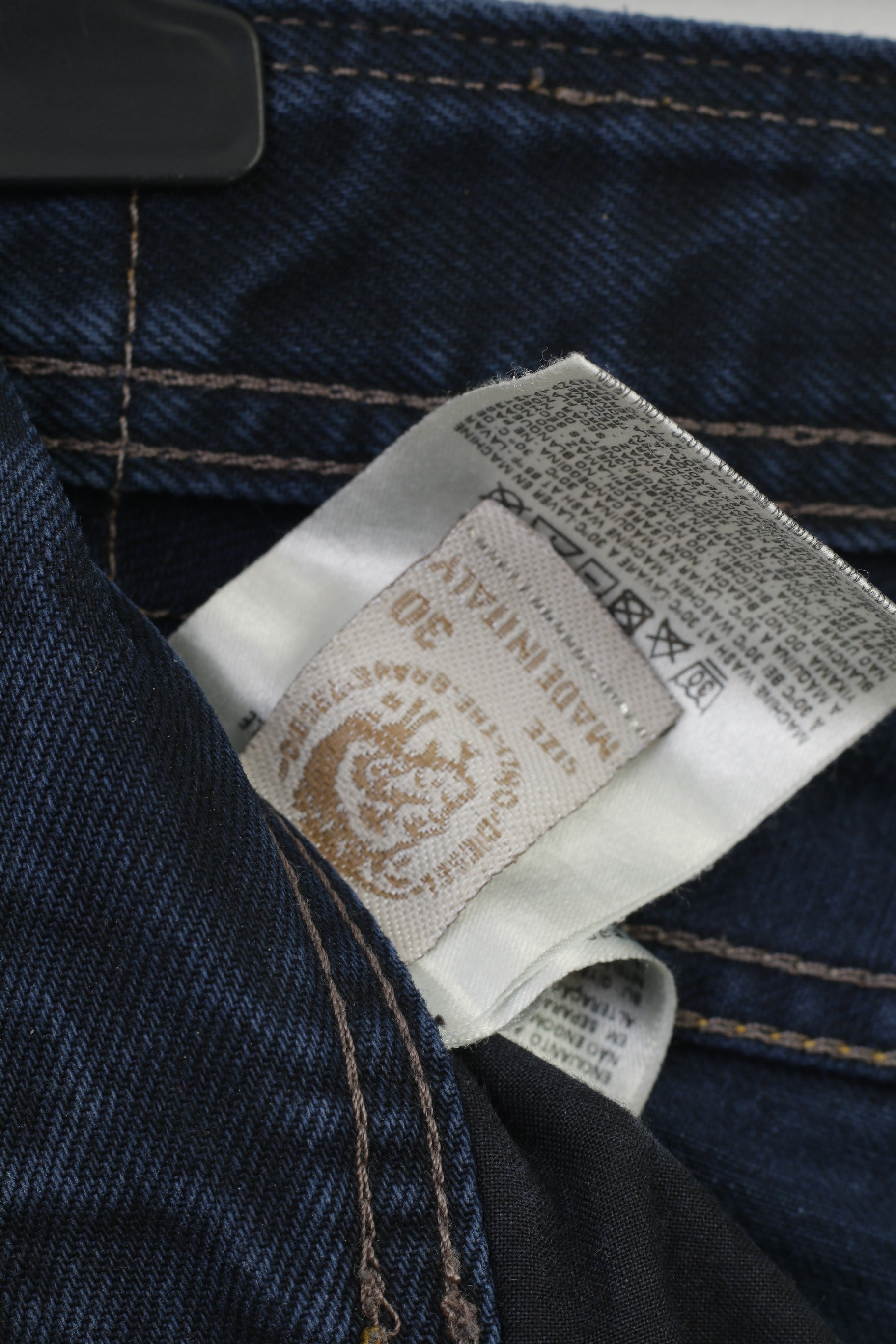 Diesel Industry – pantalon en jean Vintage pour hommes, 30 pantalons en coton bleu marine, bas Larkee