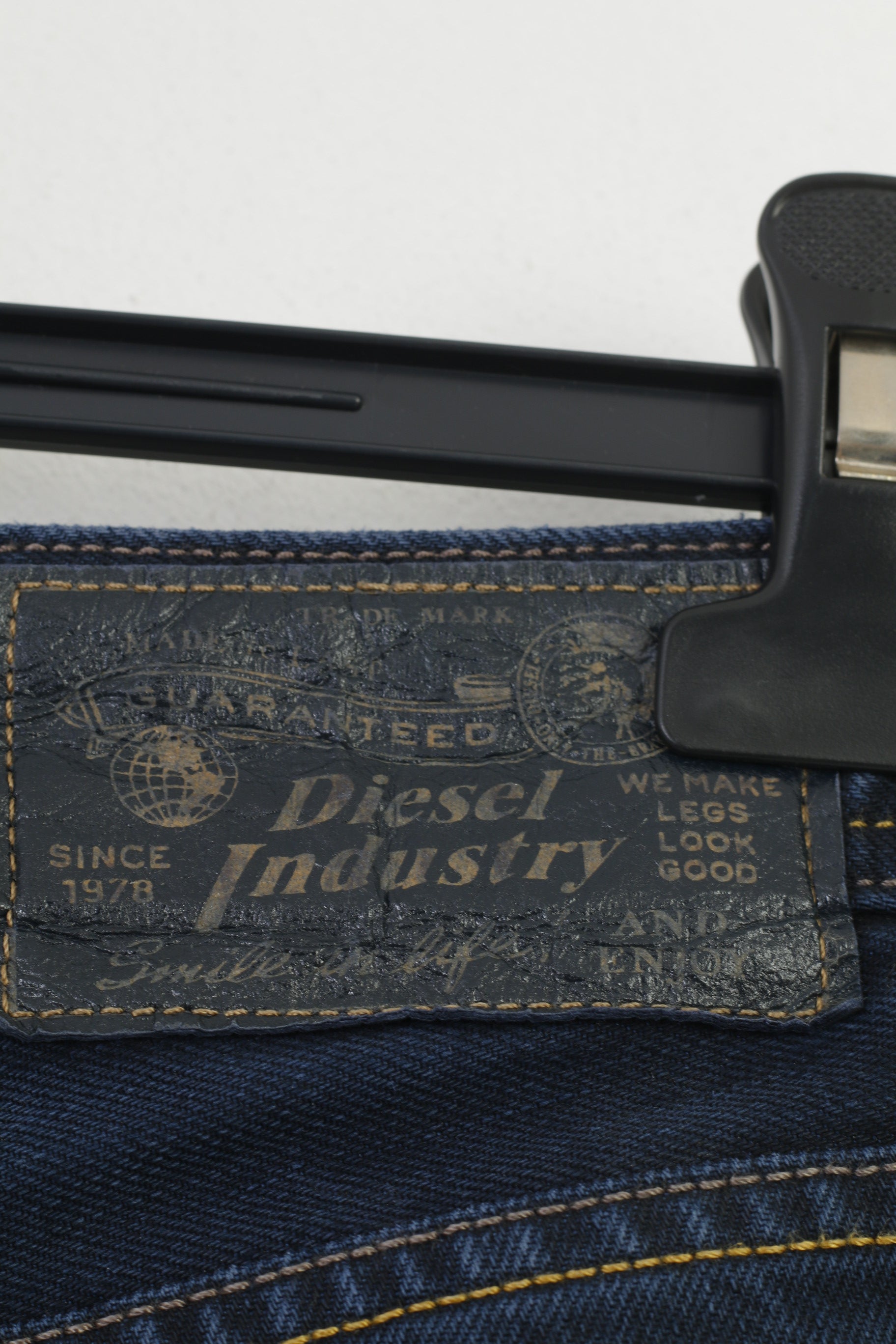 Diesel Industry – pantalon en jean Vintage pour hommes, 30 pantalons en coton bleu marine, bas Larkee