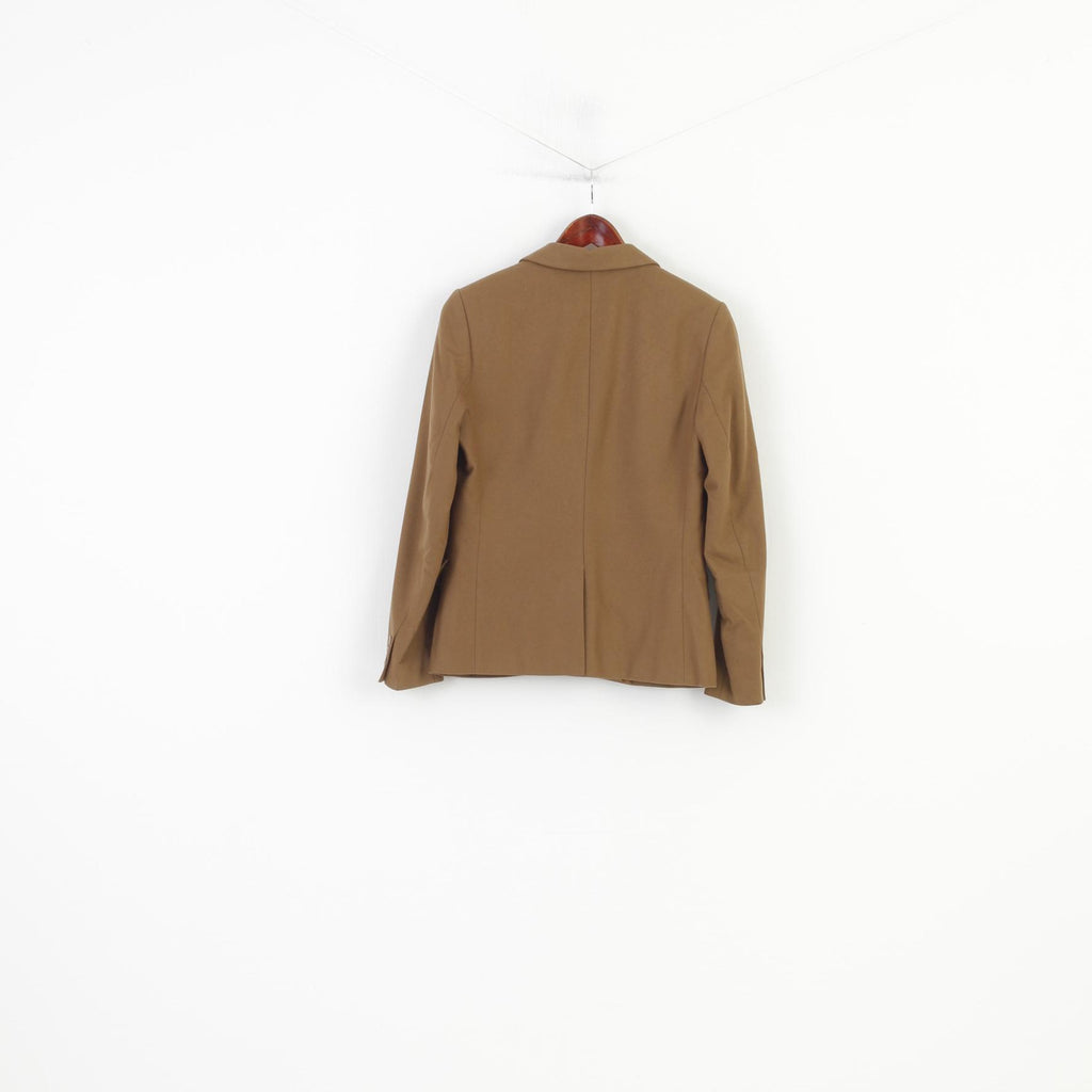 JP Femme Women M Blazer Single Breasted Wool Khaki Vintage Bottoms 1952 Jacket