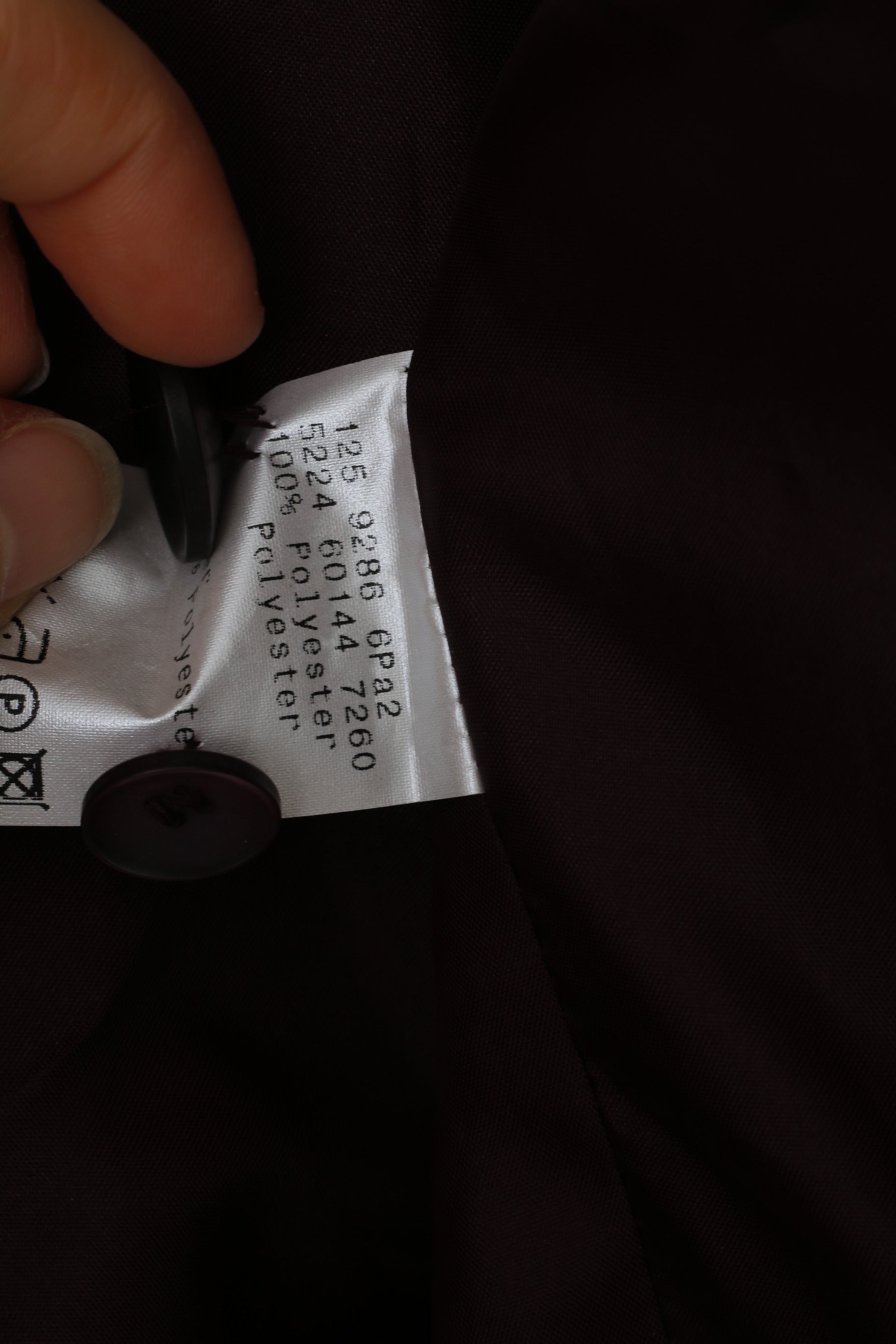 Marc Aurel Women 40 M Blazer  Purple Shiny Shoulder Pads Single Breasted Bottoms Vintage Jacket