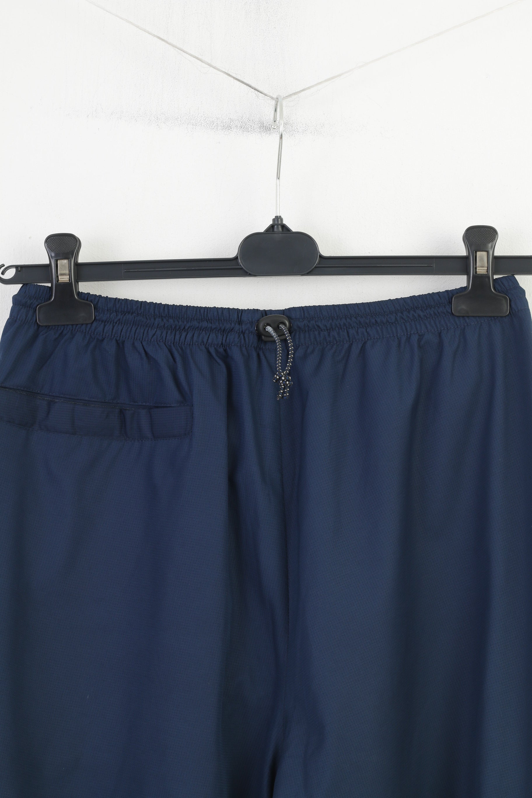 Spray Way Men S Trousers Walking Rainpants Navy Elastic Waist Zippered Legs Outwear Pants