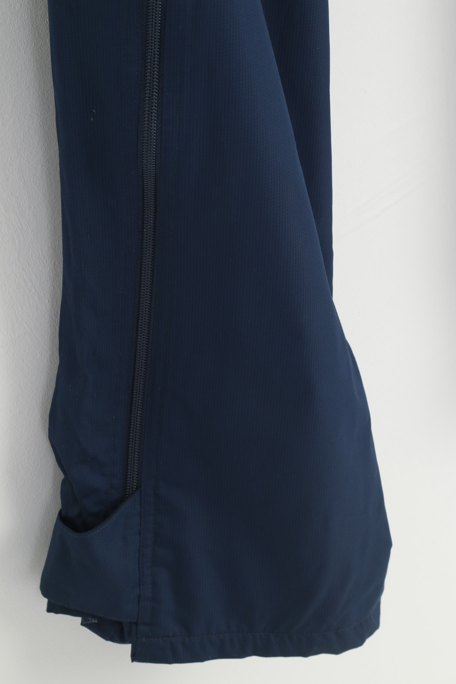 Spray Way Men S Trousers Walking Rainpants Navy Elastic Waist Zippered Legs Outwear Pants