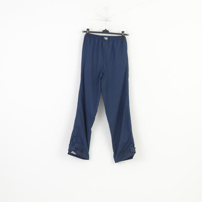 Spray Way – pantalon de marche pour hommes, pantalon de pluie, taille élastique, jambes zippées, vêtements d'extérieur, bleu marine