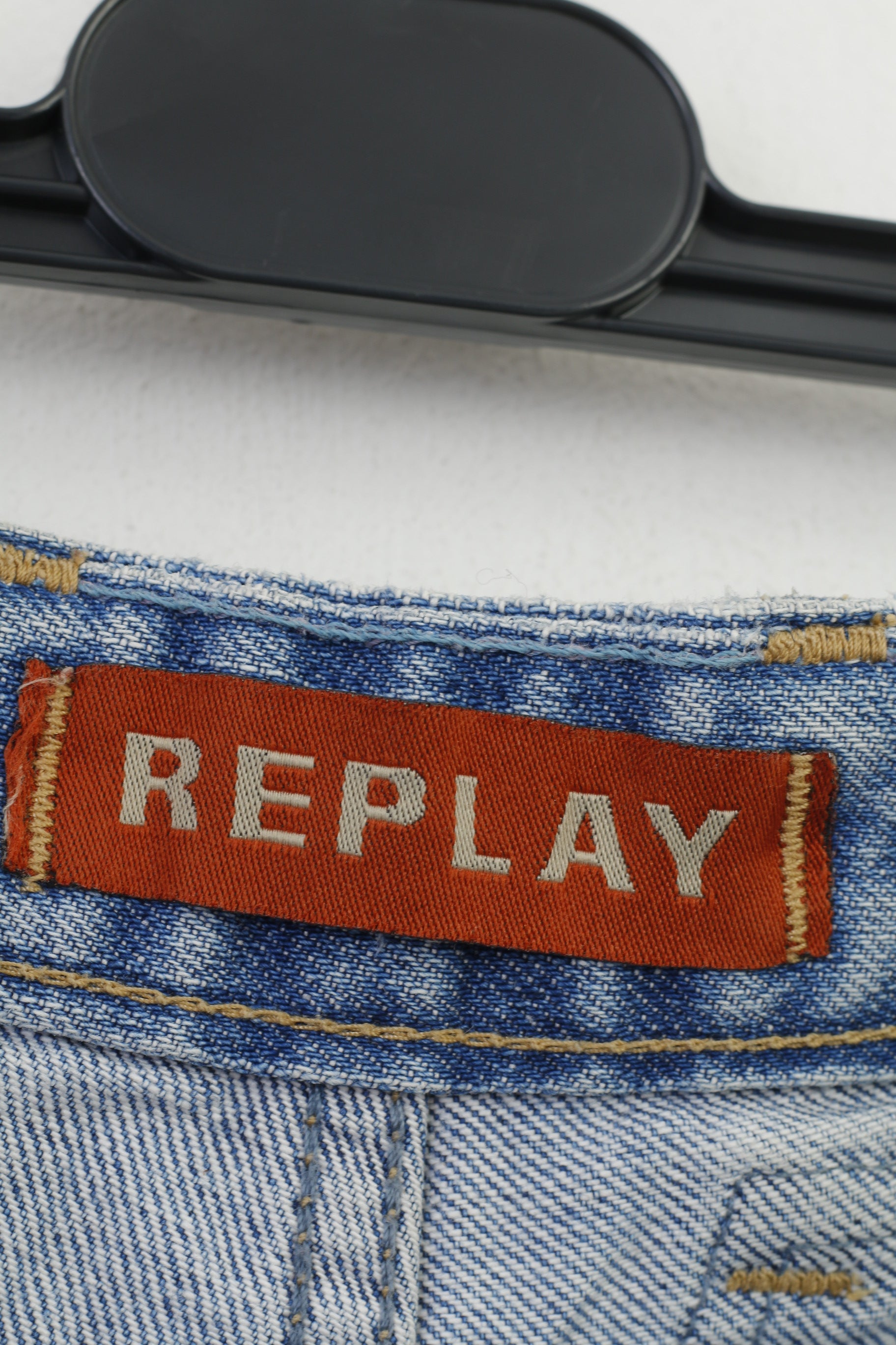 Replay Femme 30 Short Jeans Denim Eté Poches Coton Pantalon Bleu