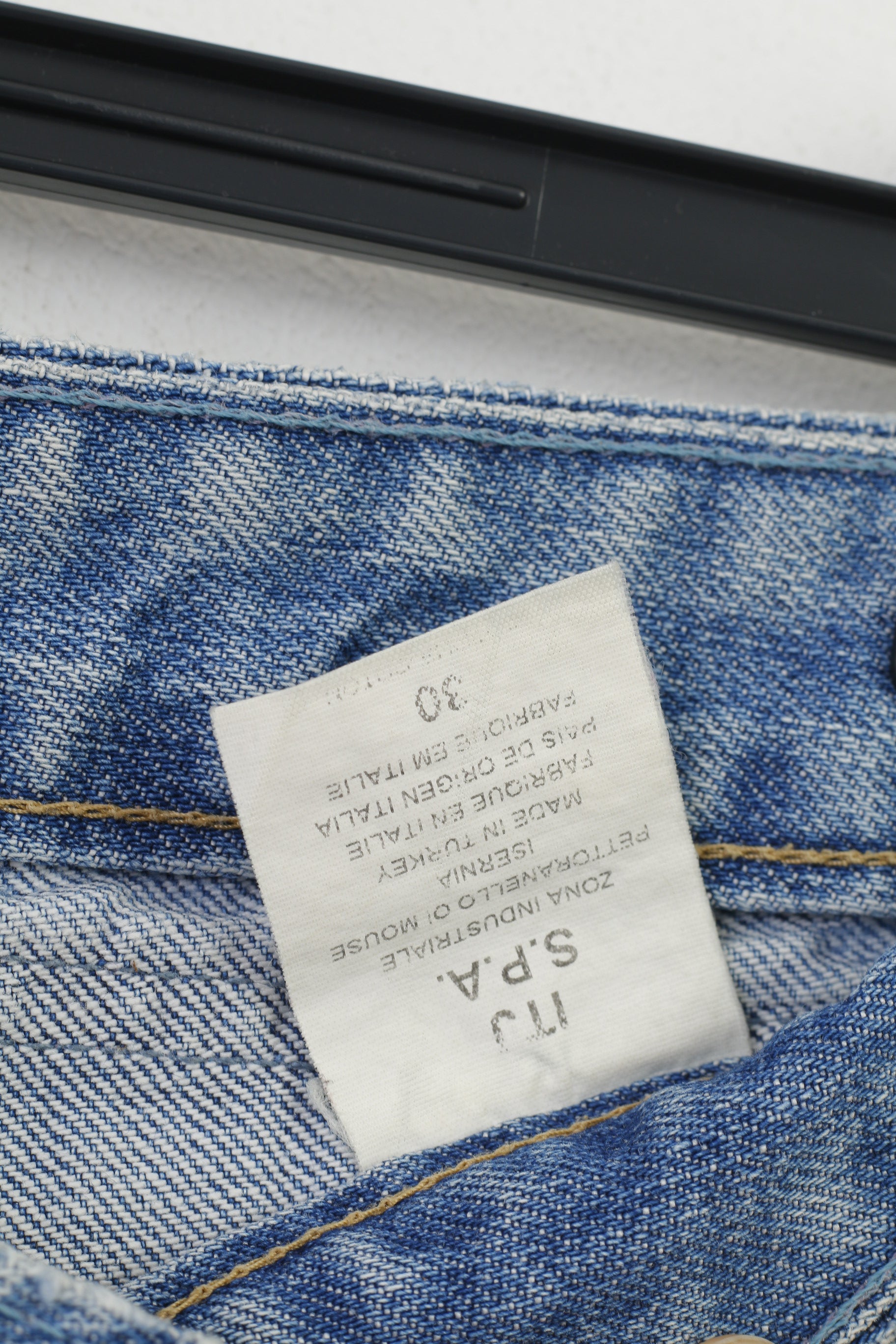 Replay Femme 30 Short Jeans Denim Eté Poches Coton Pantalon Bleu