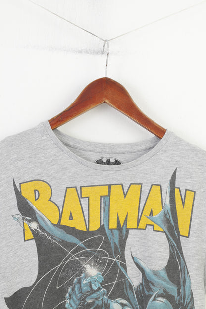 Cedar Wood State Men S T-Shirt Graphic Cotton Grey  Crew Neck Batman Top