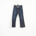 Lee Women 30 Trousers Navy Cotton Jeans Denim Premium Quality Vintage Pants
