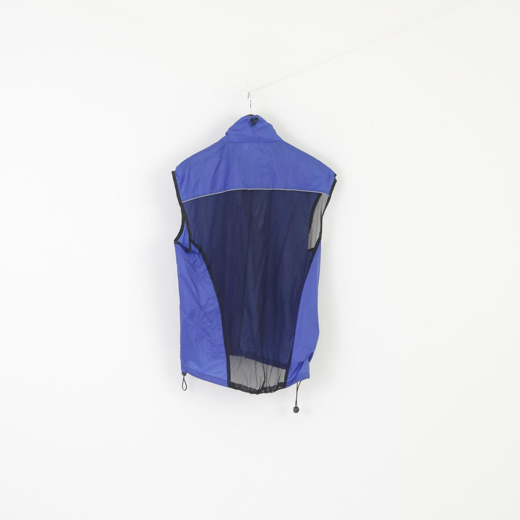 Nuovo gilet AXON da uomo XL blu traspirante in teflon per attrezzatura da fondo riflettente