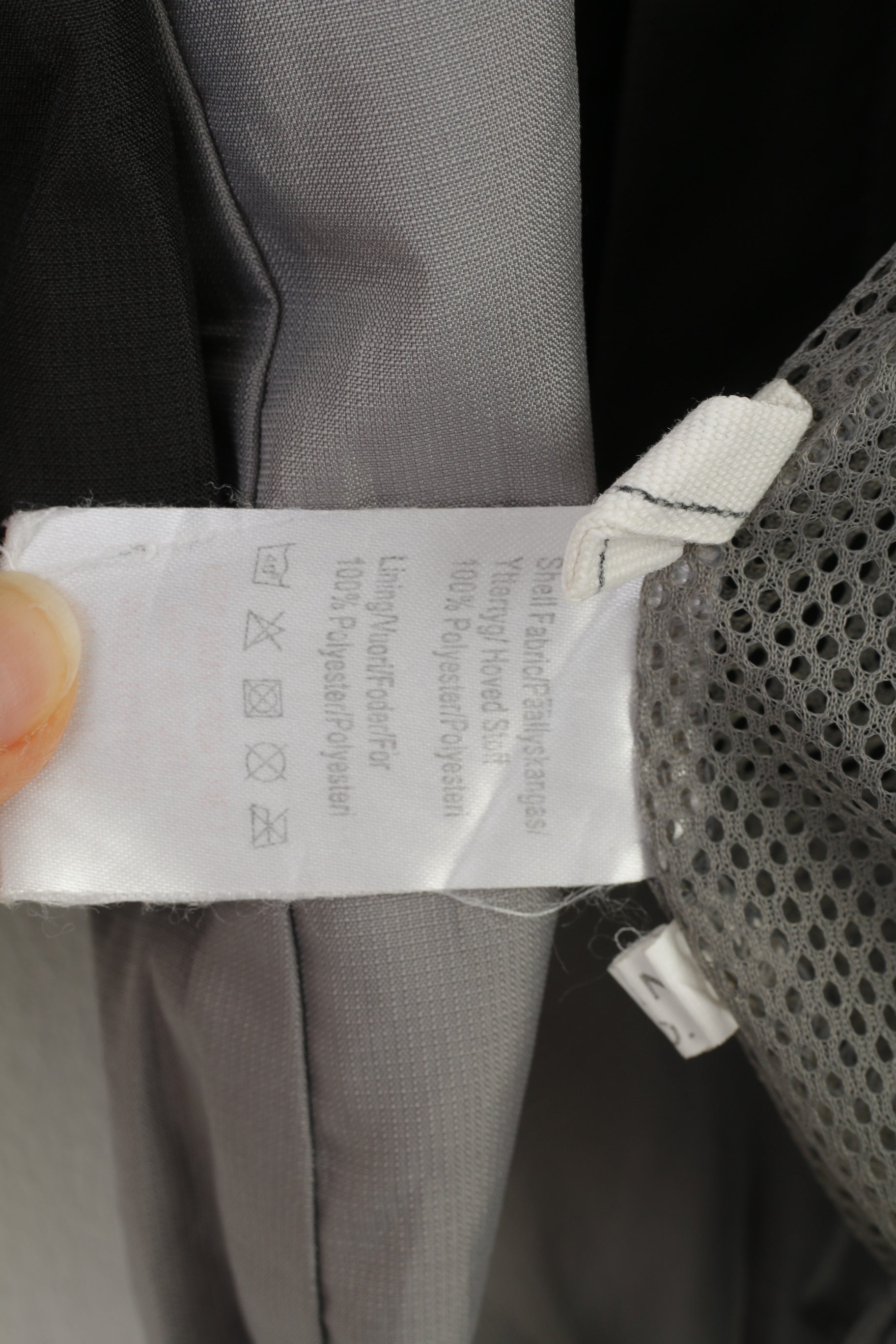 Umbro Boys 140 Veste Full Zipper Sport Noir Gris Outwear Vintage Top