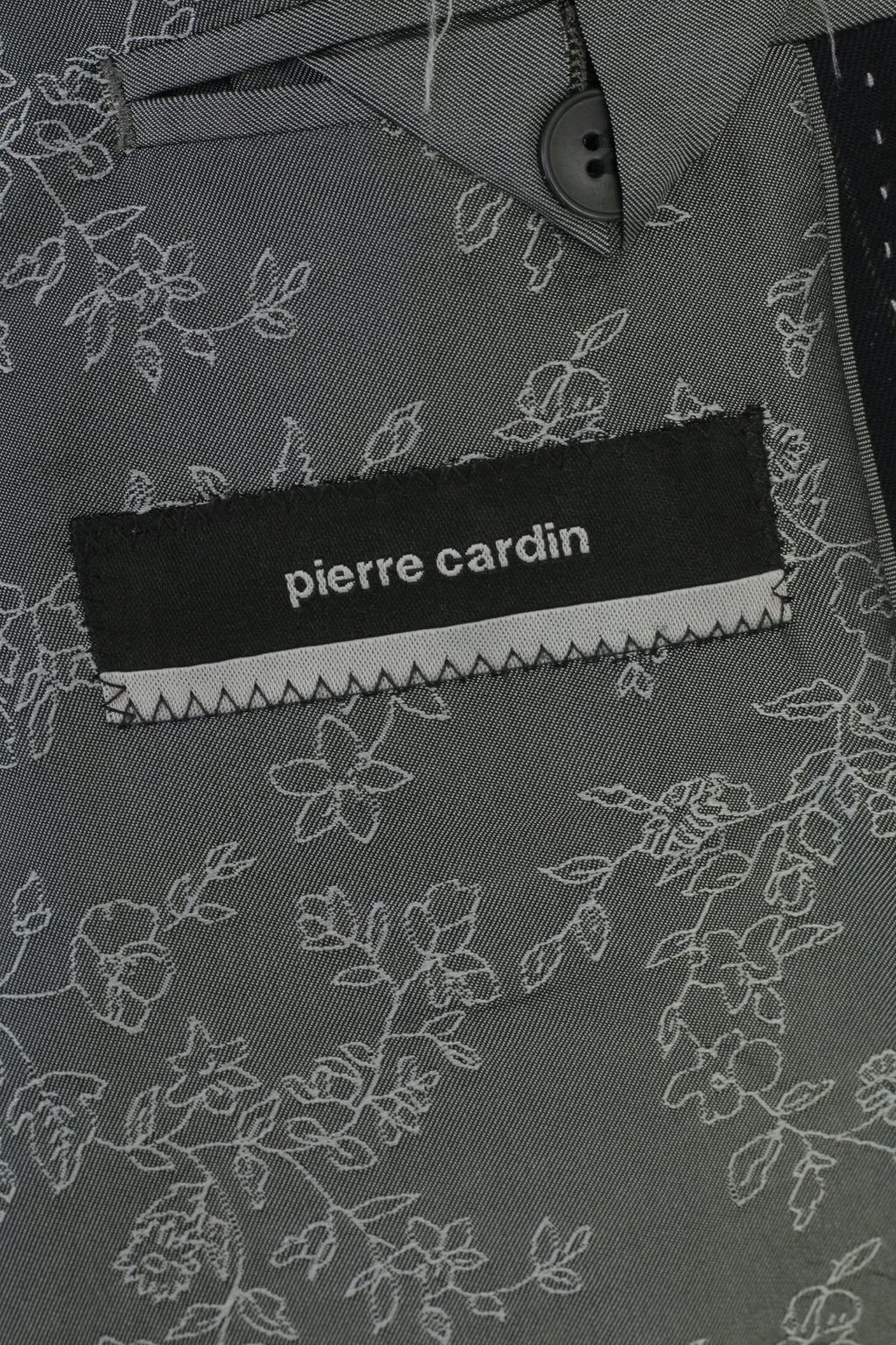 Pierre Cardin Uomo 44 54 Blazer Giacca monopetto vintage in lana a righe blu scuro