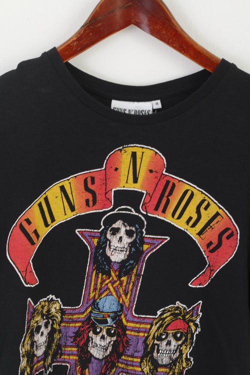 Camicia Cedar Wood State da donna M in cotone nero con grafica Guns N' Roses