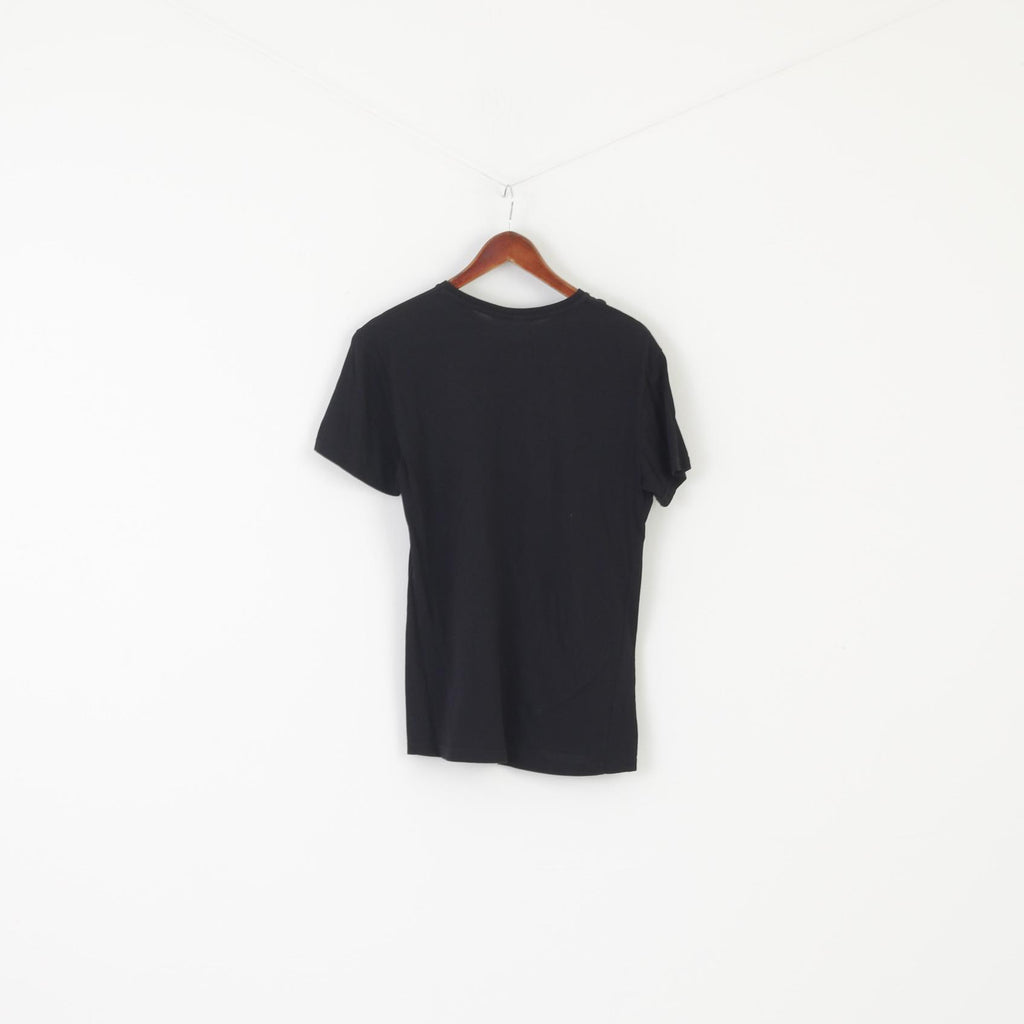 Cedar Wood State Women M Shirt Black Cotton Guns N' Roses Graphic Top