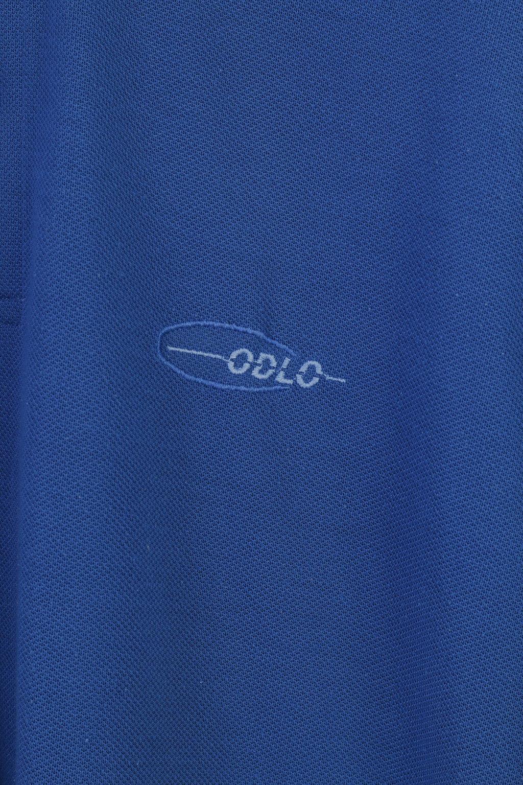 Odlo Men XL Polo Shirt Blue Short Sleeve Navy Detailed Bottoms Athletic Clothing System  Collar Vintage Top
