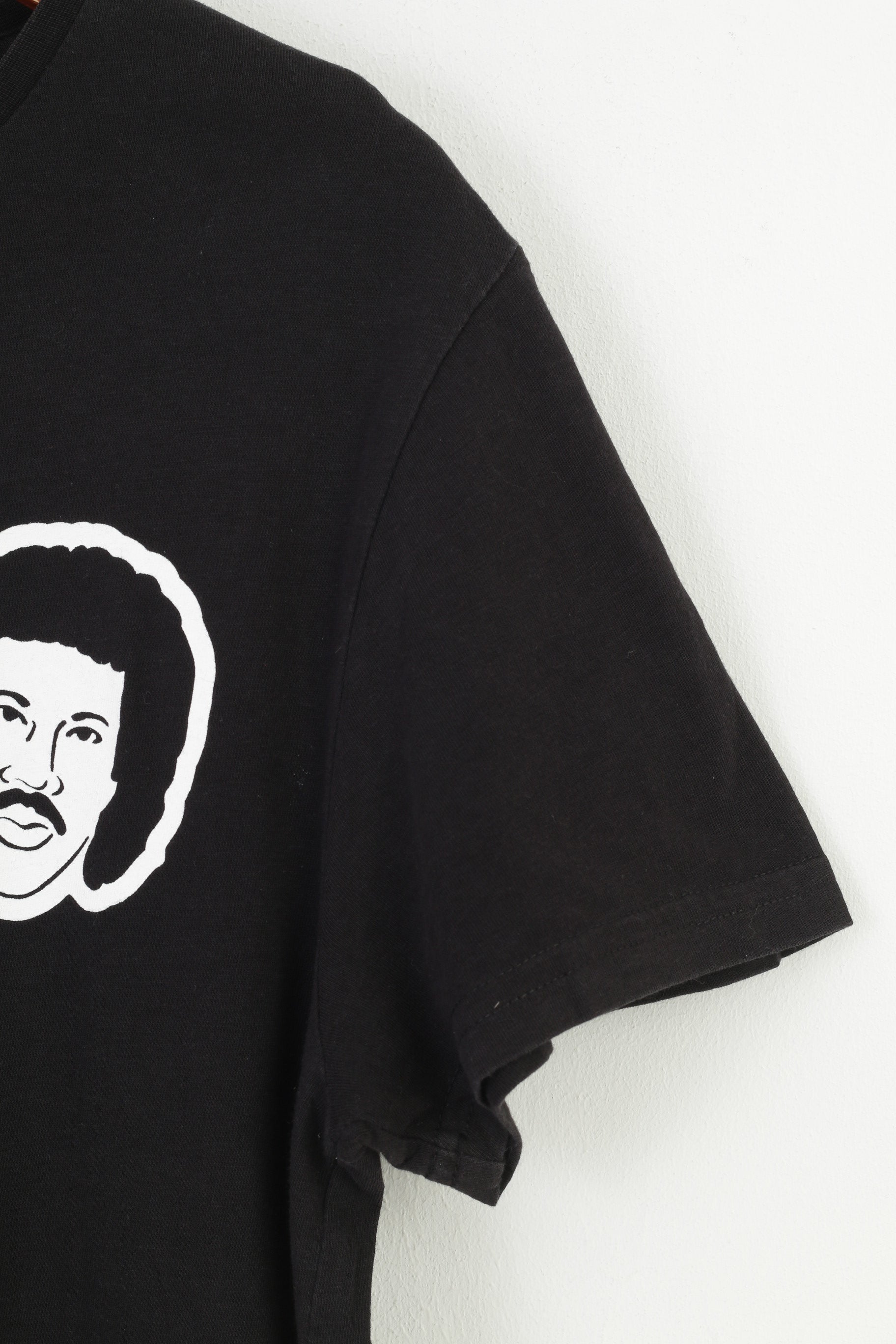 Cedar Wood State T-shirt da donna L in cotone grafico Lionel Richie Top a maniche corte nero Hello