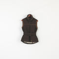 Equetech Women XS Bodywarmer Brown Zip Up Horse Riding Belted Sleeveless Vest