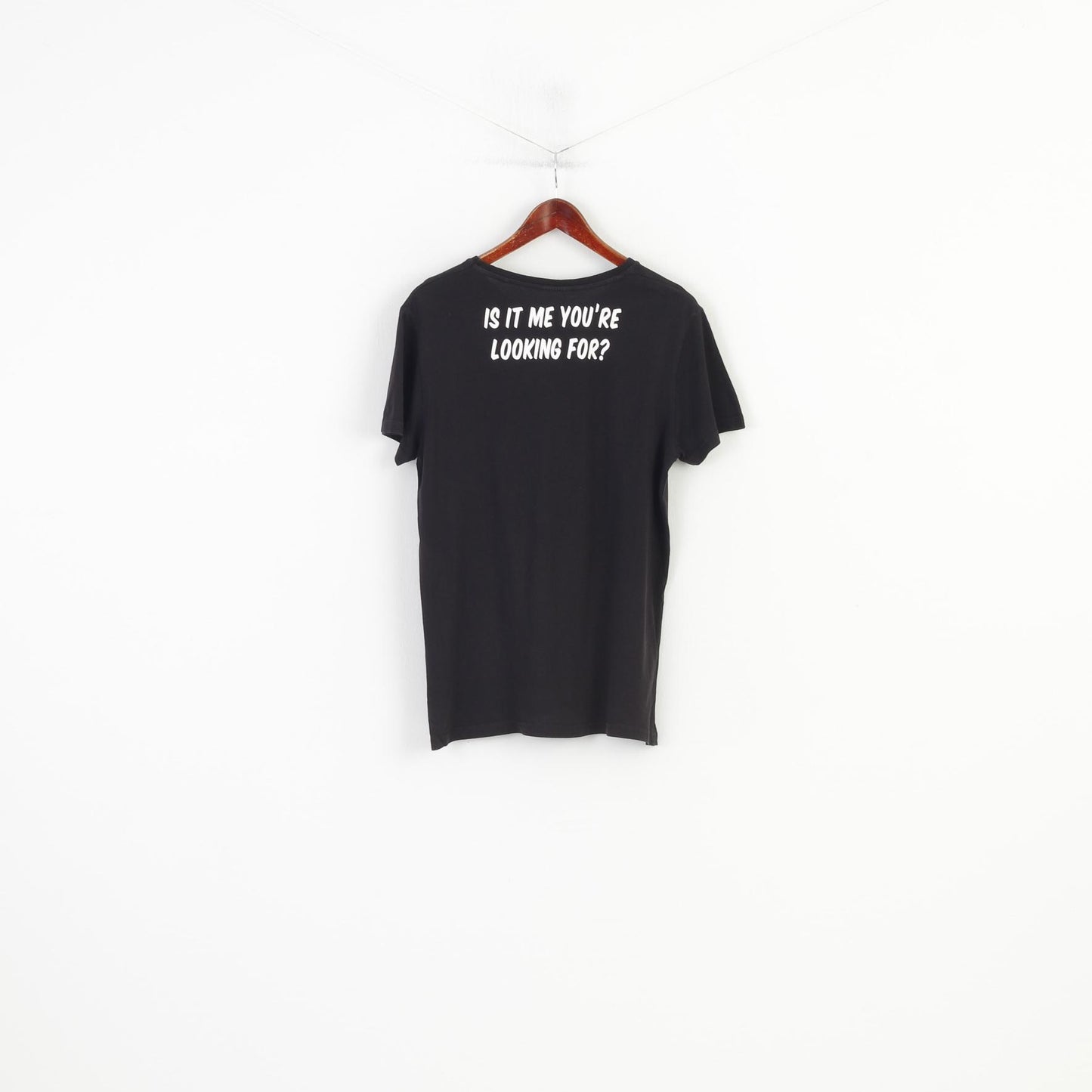 Cedar Wood State T-shirt da donna L in cotone grafico Lionel Richie Top a maniche corte nero Hello