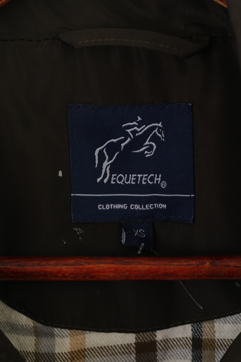 Equetech Femmes XS Bodywarmer Marron Zip Up Equitation Ceinturé Gilet Sans Manches