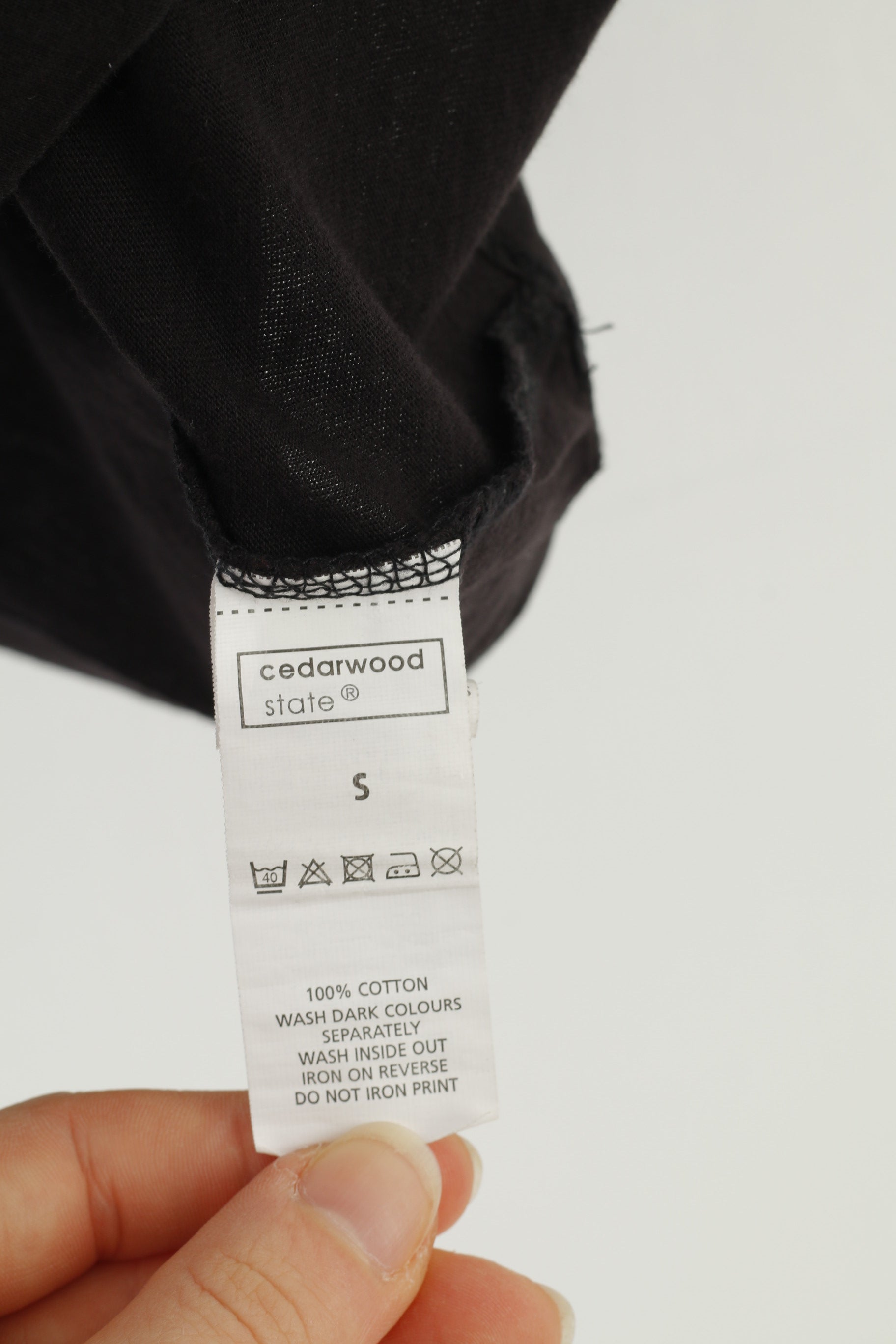 Cedar Wood State Women S Shirt Black Cotton The Beatles Music Graphic Crew Neck Top