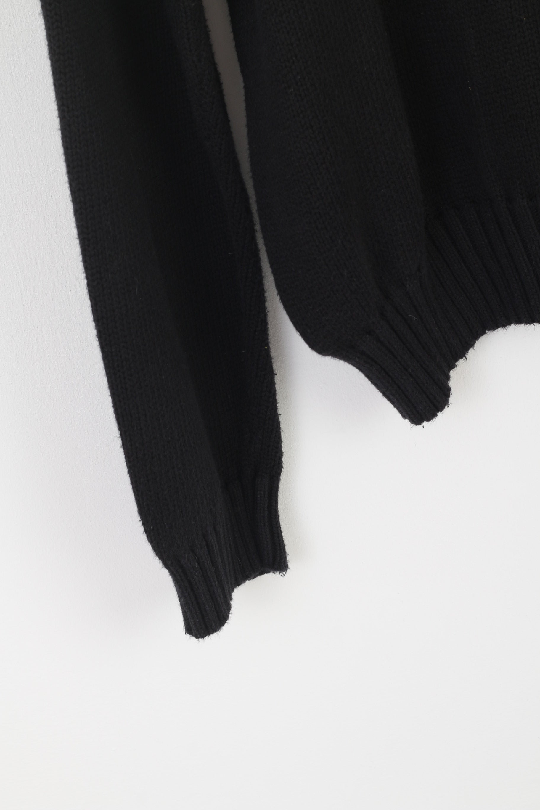 Polo By Ralph Lauren Pull XL en coton noir classique avec logo vintage pour homme