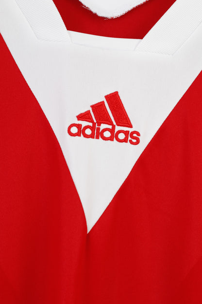 Adidas Men M Shirt Red Vintage Climacool Jersey Formotion Activewear Training Top