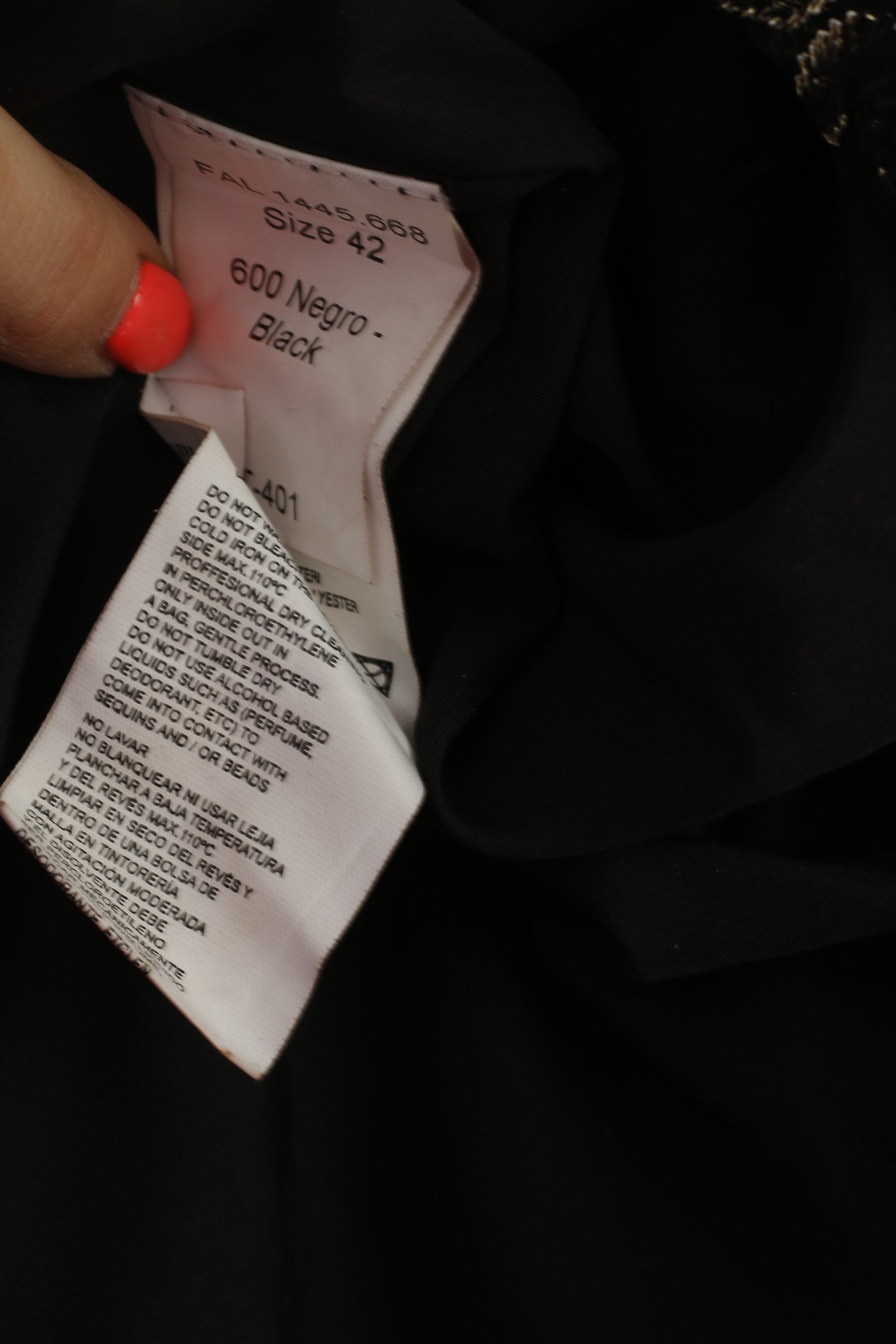 Hoss Intropia Femmes 42 M Mini Jupe Noir Or Paillettes Brillant Disco