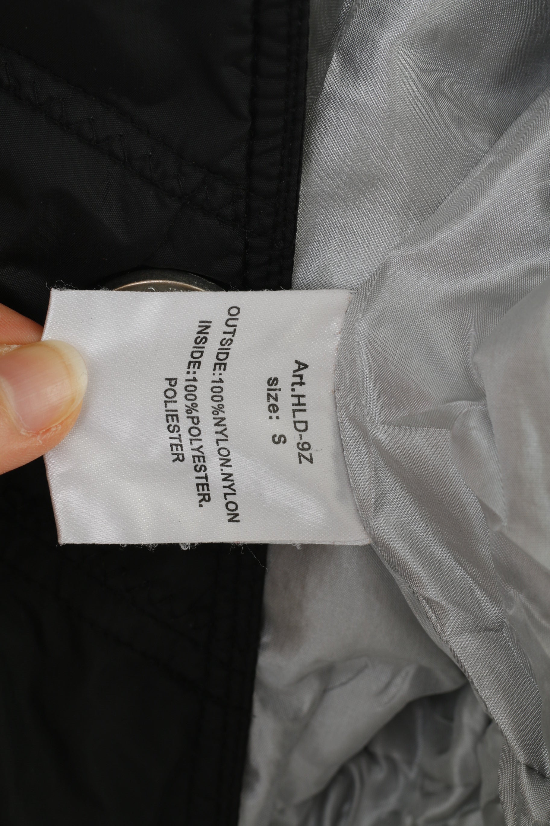 Queen Women S Vest Bodywarmer Black Quilted Zip Up Nylon Fur Hood Vintage Top