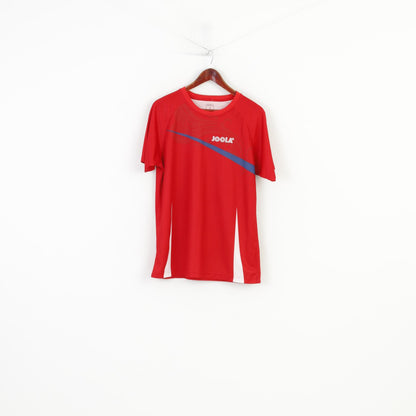 Joola Men M Shirt Jersey Red Sportswear  Training Sportswear Vintage Short Sleeve Top