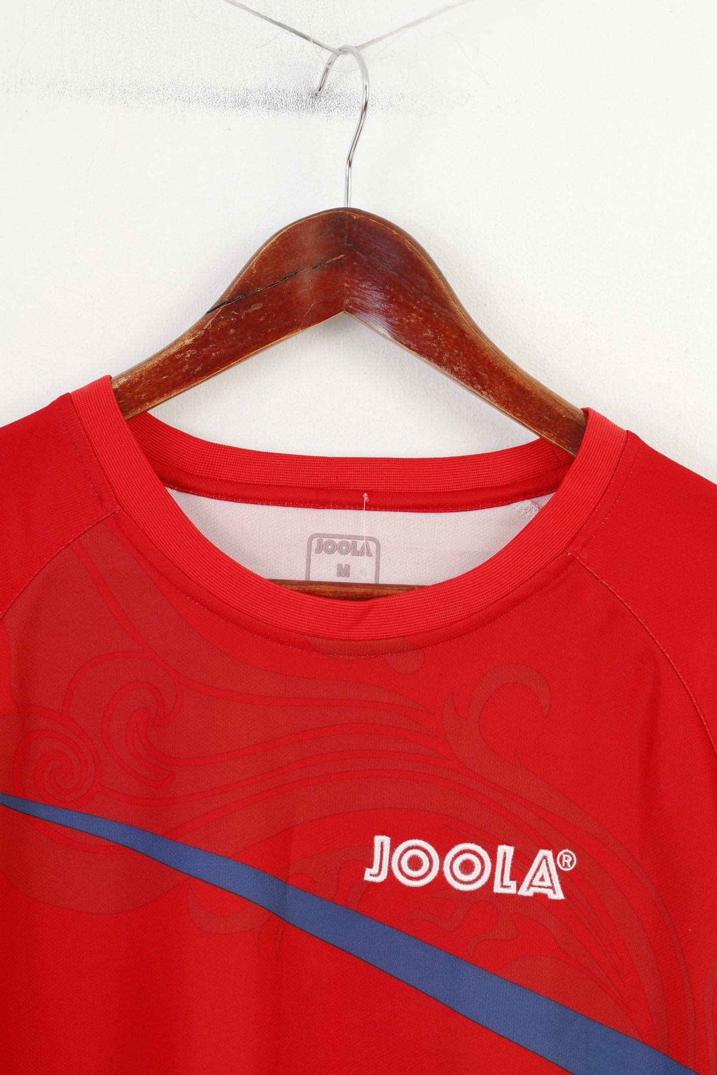 Joola Men M Shirt Jersey Red Sportswear  Training Sportswear Vintage Short Sleeve Top