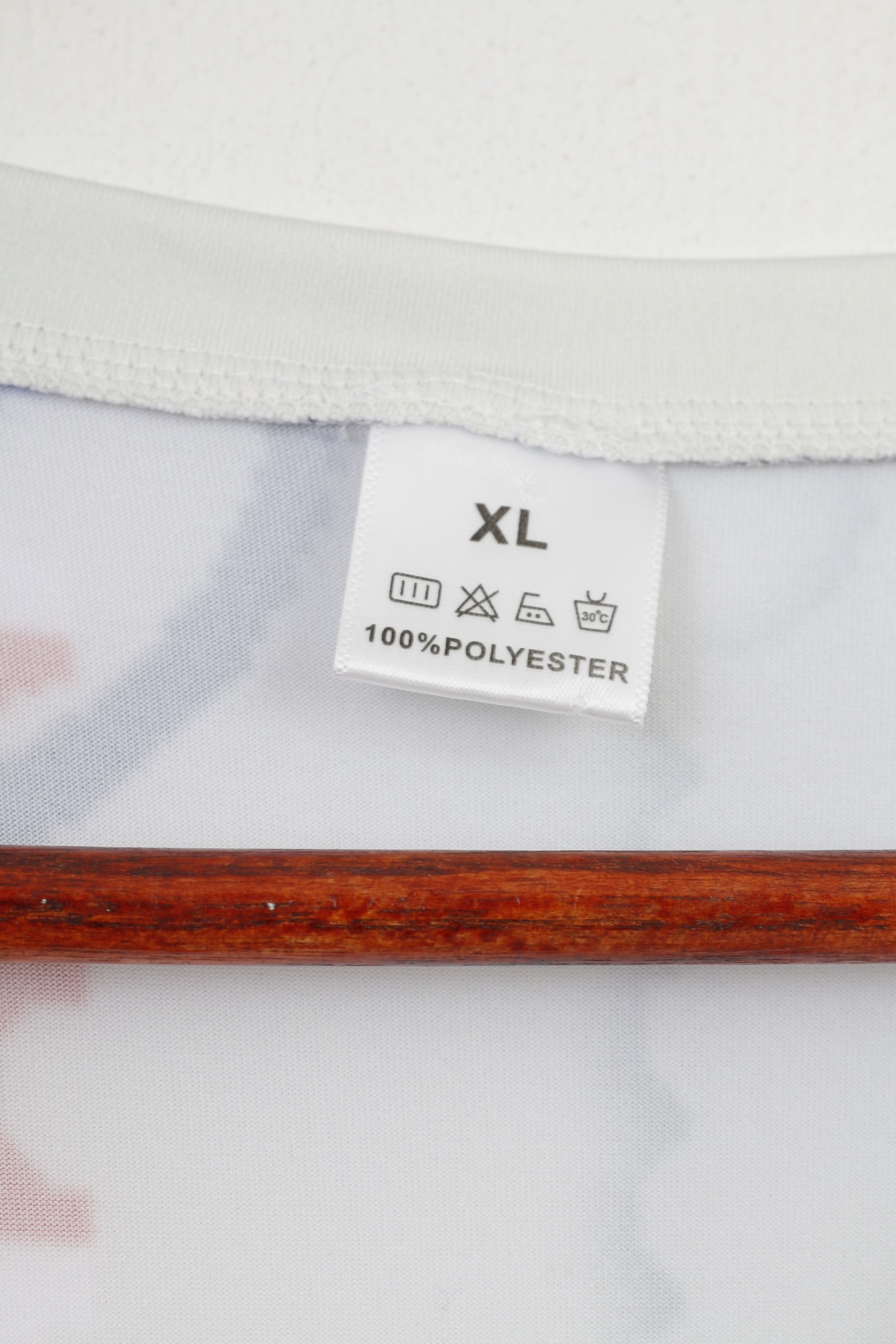 Vintage Men XL Shirt Stretch Beige London Stamp Graphic Jersey Fit  England Vintage Top