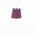 Maddins Boys 22 XS Shorts Shiny Purple Striped Retro Sportswear Vintage Training Pants  Top