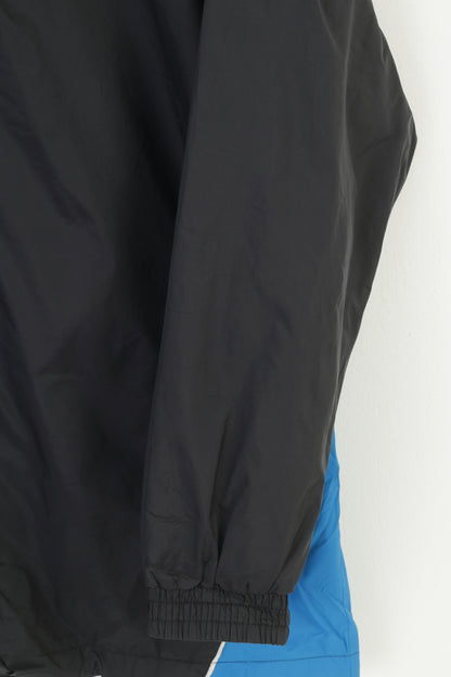 Betandwin.De Giacca leggera da uomo M nera con cerniera intera Abbigliamento sportivo SVV Weigenheim Top outwear vintage con cappuccio
