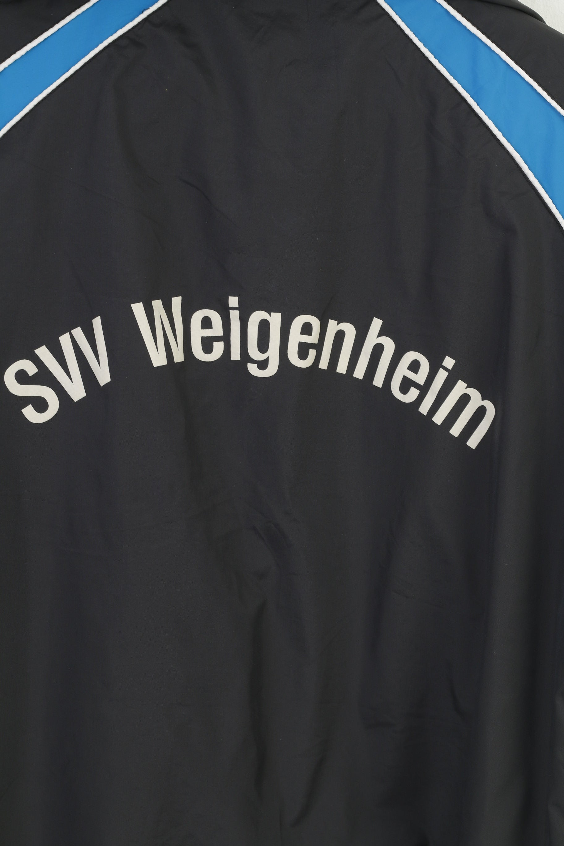 Betandwin.De Giacca leggera da uomo M nera con cerniera intera Abbigliamento sportivo SVV Weigenheim Top outwear vintage con cappuccio