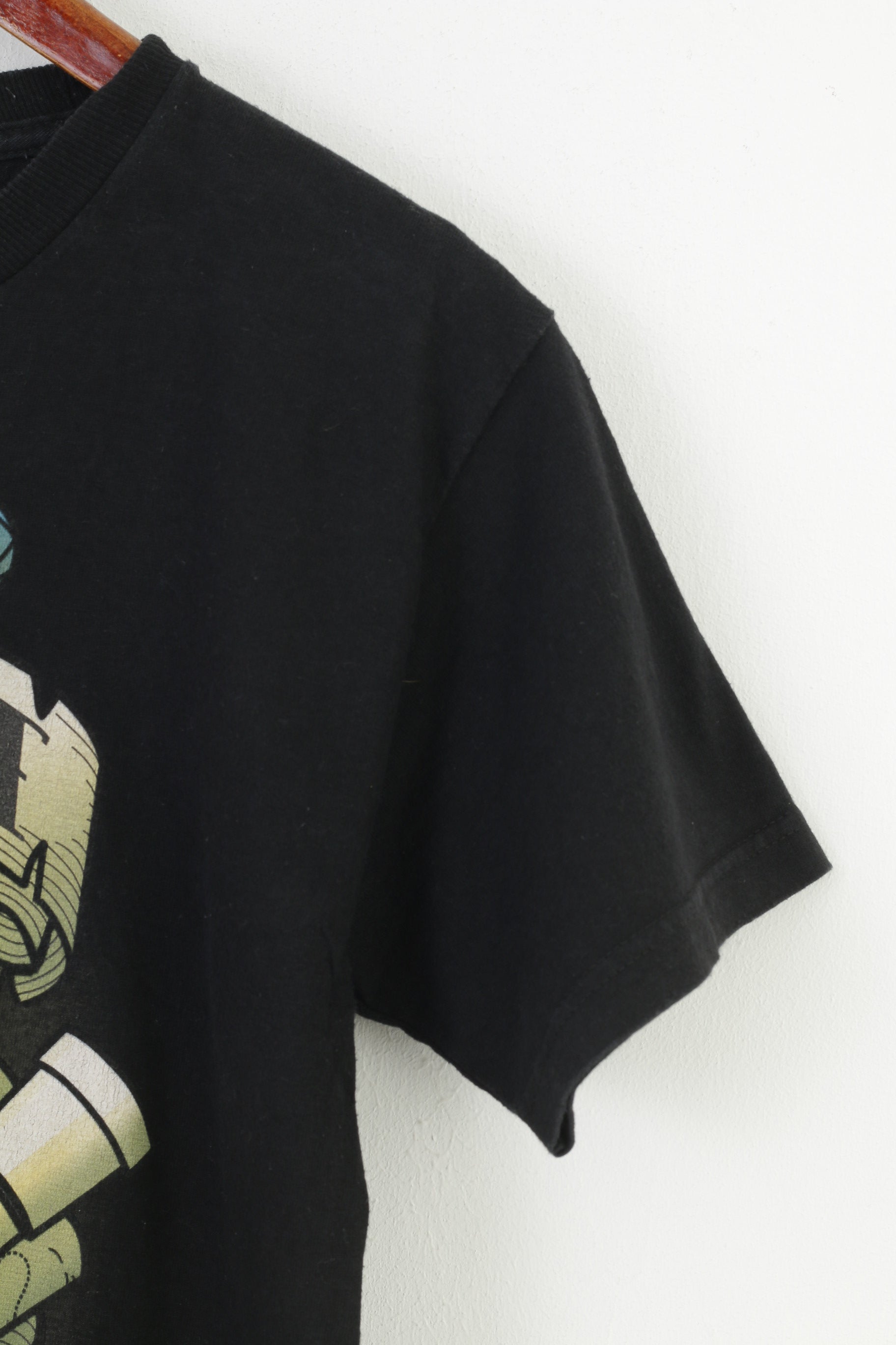 TeeFury Men S  T-Shirt Black  Cotton Scout Ordii Skull Graphic Short Sleeve Crew Neck Top