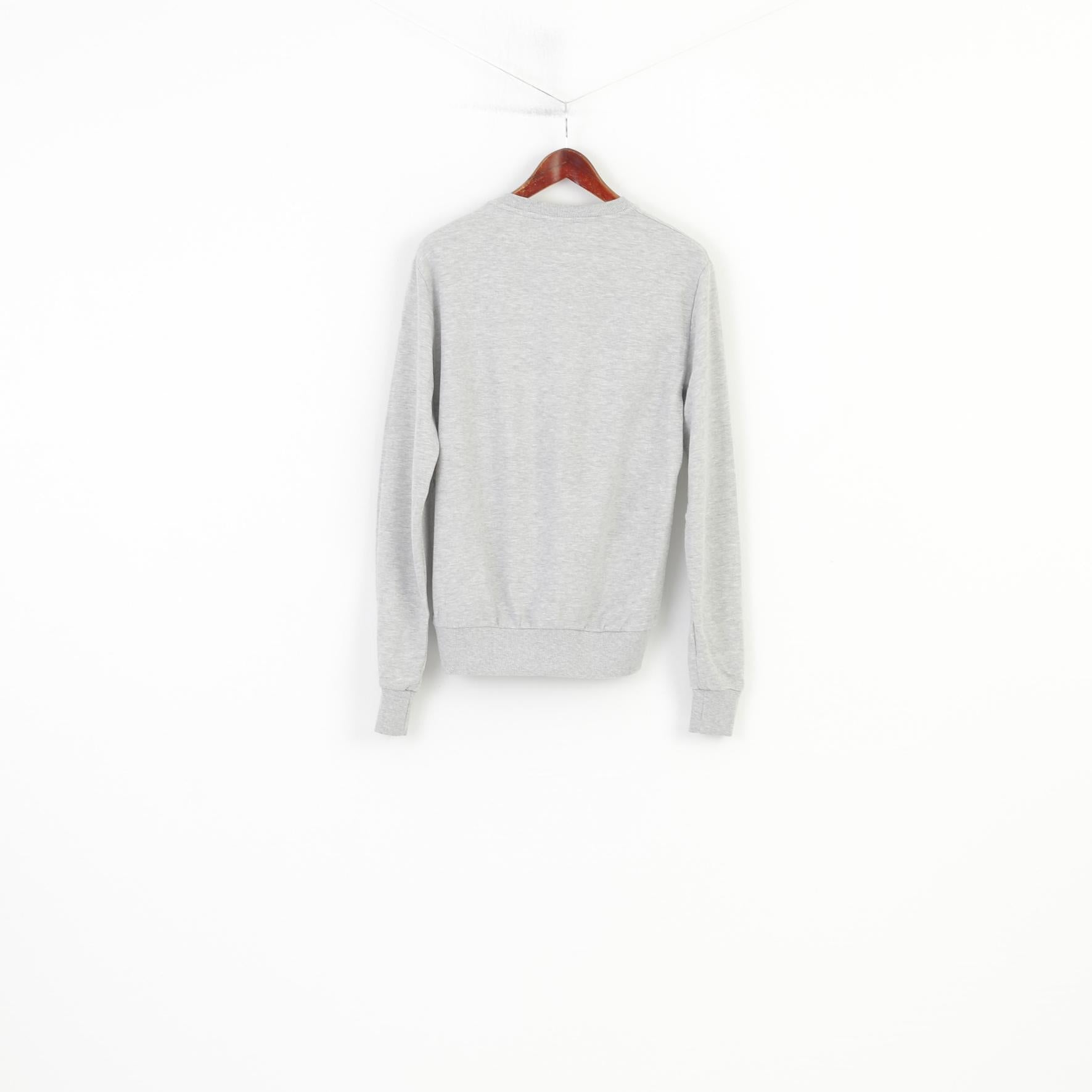 Felpa da uomo Cedar Wood State Felpa grigia con grafica Coca Cola Santa girocollo top vintage