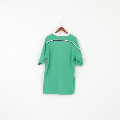 Nike Men XXL Shirt Green Vintage  Dri-Fit Sportswear Football Jersey Top