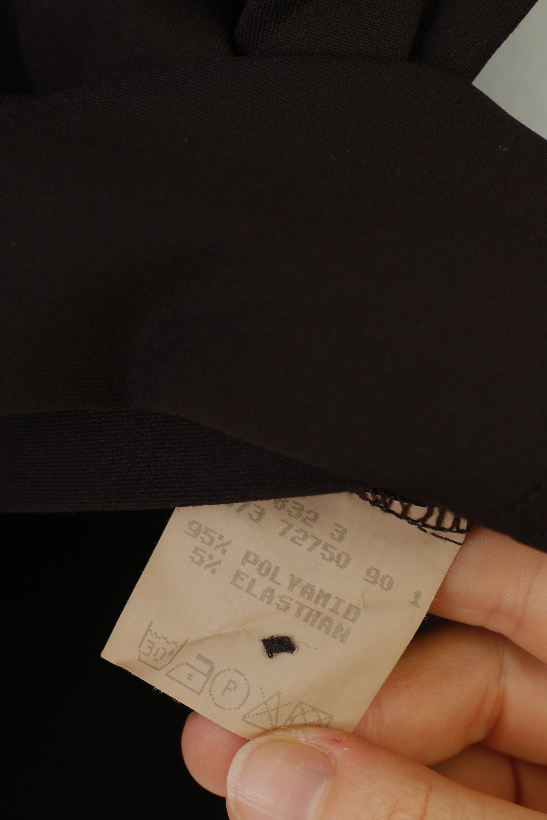 Marc Aurel Femmes 38 M Chemise Décontractée Chemisier En Nylon Marron Bas Extensible Col Haut Vintage