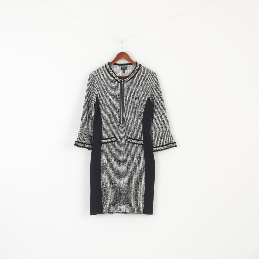 Sportalm Kitzbühel 16 Dress Black White Cotton Vintage Stretch