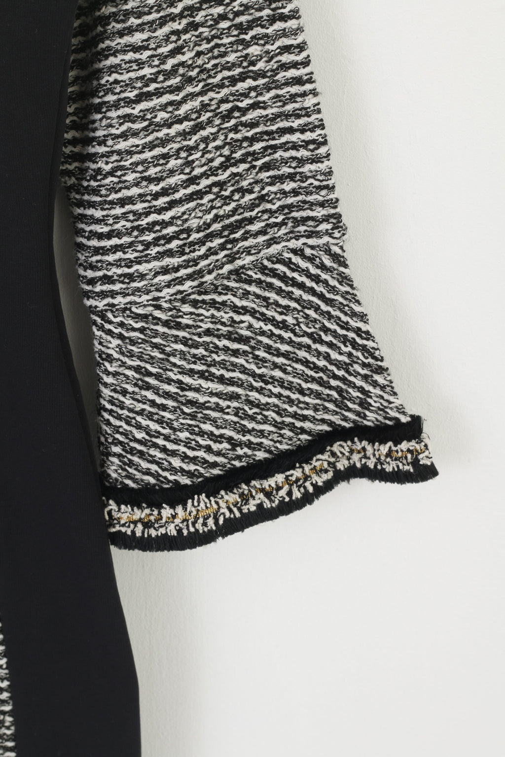 Robe Sportalm Kitzbühel 16 Noir Blanc Coton Vintage Stretch Rétro